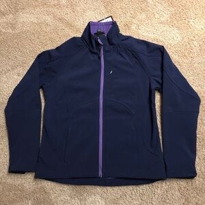 DOUBLE DIAMOND - WOMENS SOFTSHELL PLUM JACKET SZ S
